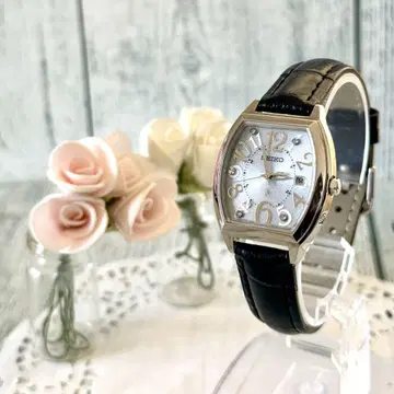 [작동 양호] SEIKO 루키아 1B22-0BC0 전파 솔라 실버