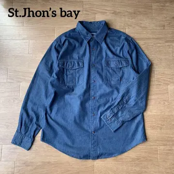 새상품급 St.Jhon's bay 헤링본 데님 워크 셔츠