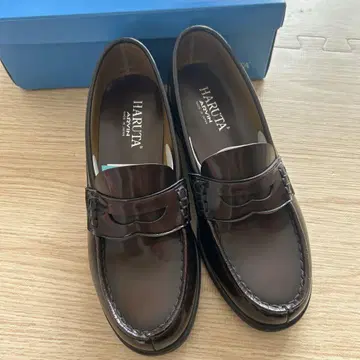 새상품 하루타 로퍼 브라운 3E 25.0