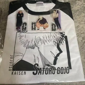 주술회전 고죠 사토루 래글런 티셔츠