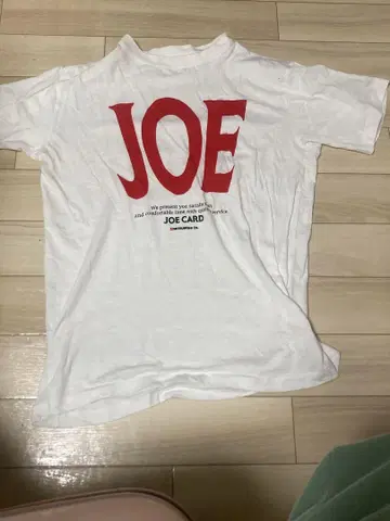 새 상품 미사용 JOE CARD 티셔츠 빈티지 티셔츠 레어 아이템