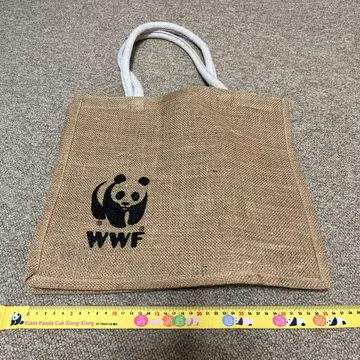 WWF 에코백 팬더 로고 주트