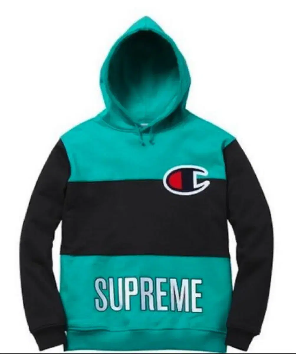 14ss 슈프림 x 챔피온 기리보이 후드 틸 챔피언