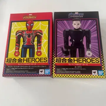 초합금 히어로즈 HEROES 아이언맨 스파이더, 호크 아이 미개봉 새상품