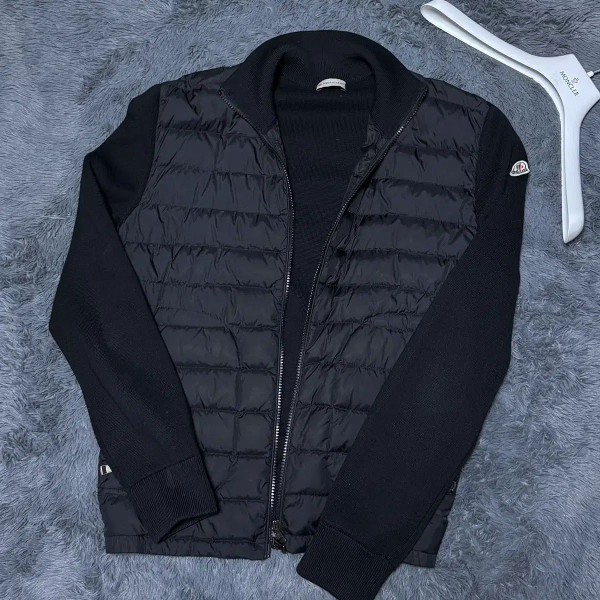 [New Item/L] Moncler kim hyunwoo -Piece Knit Padded Jacket Black