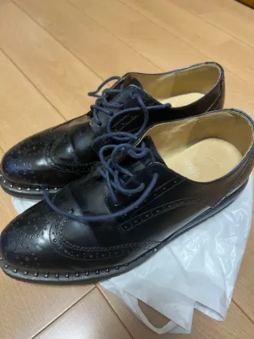 Maison U 에어 윙팁 신발 로퍼 가죽 신발 air max