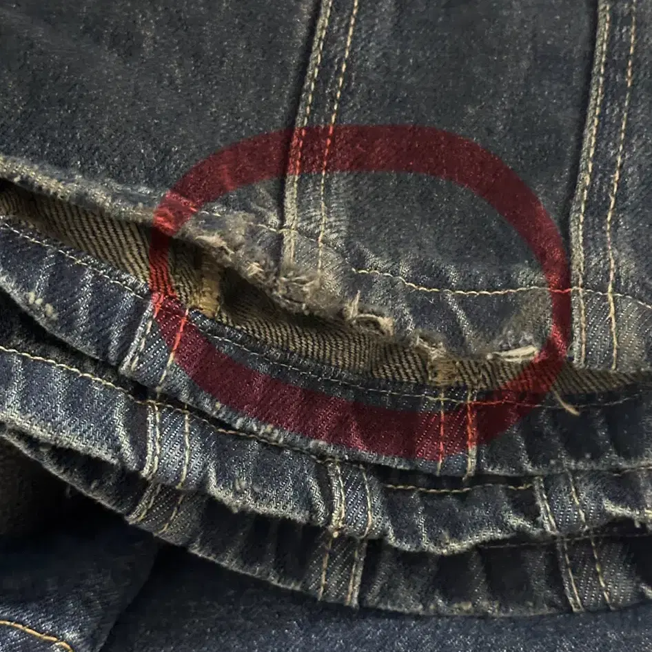 Bad Blood Aquila Denim Wide Flare Pants - Rusty Blue on