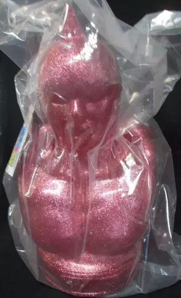 KIN29TOY/반반비가로 근육맨 흉상 소프트 비닐 피규어(핑크 라메)