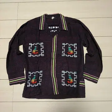 과테말라 자수 셔츠 s 사이즈 빈티지