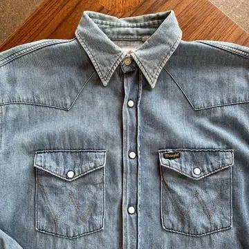 화이트 택 Wrangler 웨스턴 셔츠