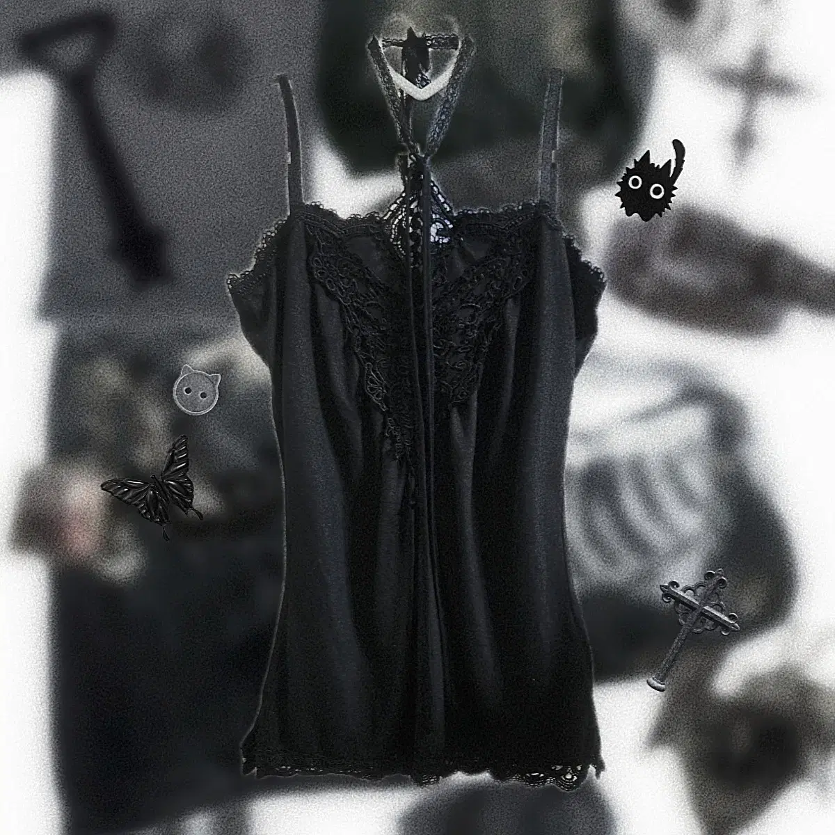 Oriental Dark Fairy Vintage sleeveless