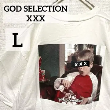 초레어 GOD SELECTION XXX 홈 얼론 프린트 티셔츠 L