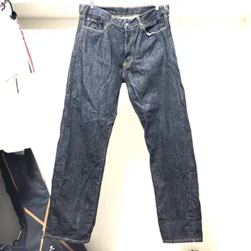EVISU 에비수 잉어 갈매기 자수 버튼 플라이 데님 팬츠