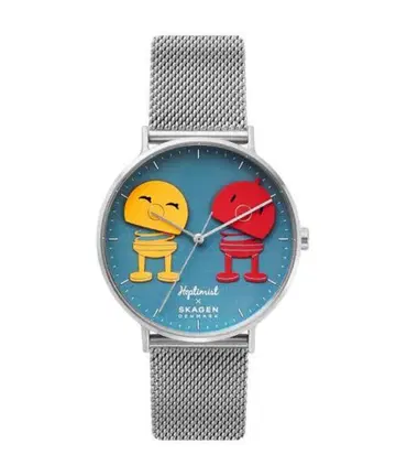 세계 한정판 300개 Hoptimist x Skagen 손목시계