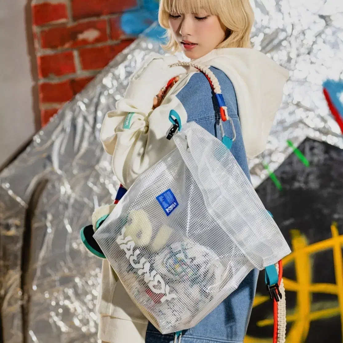 Vaundy FUSION クリアバッグ 商品詳細ページ | Vaundy ONLINE STORE | Clear Tote Bag “HEADSHOT”
