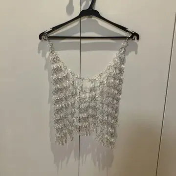 chika kisada 비즈 뷔스티에 치카키사다 플라워 꽃 클리어