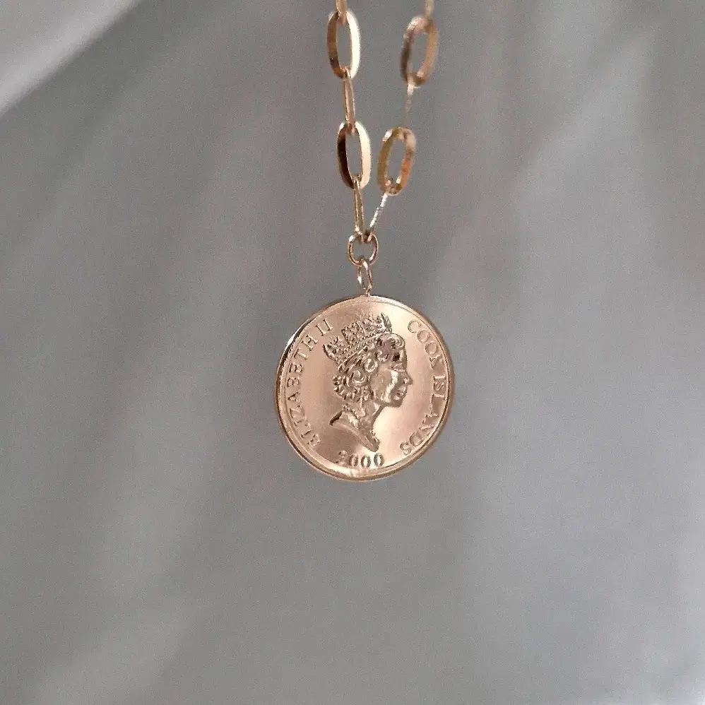 14k 코인 목걸이 (카드가)