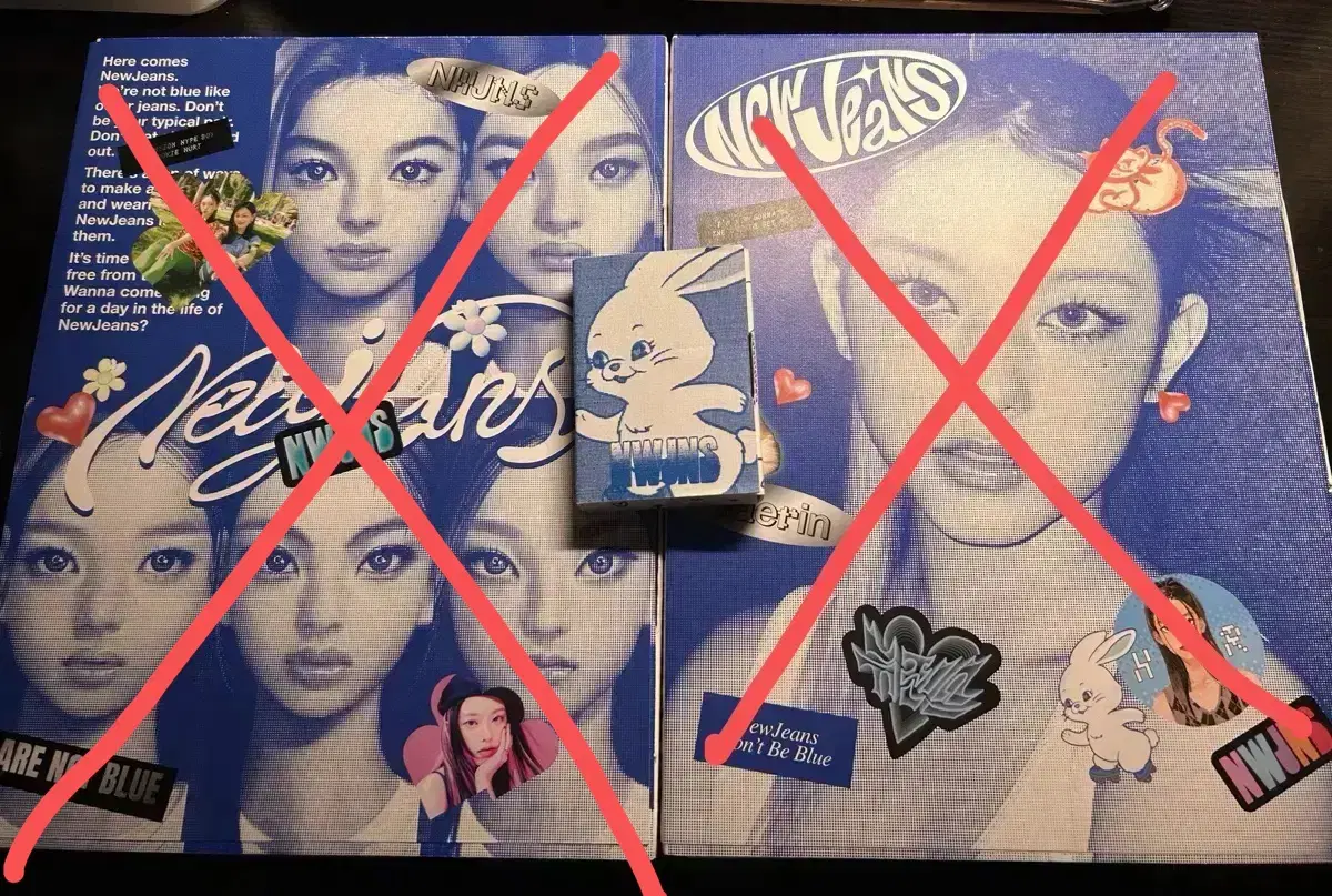 뉴진스 블루북 단체,해린,위버스