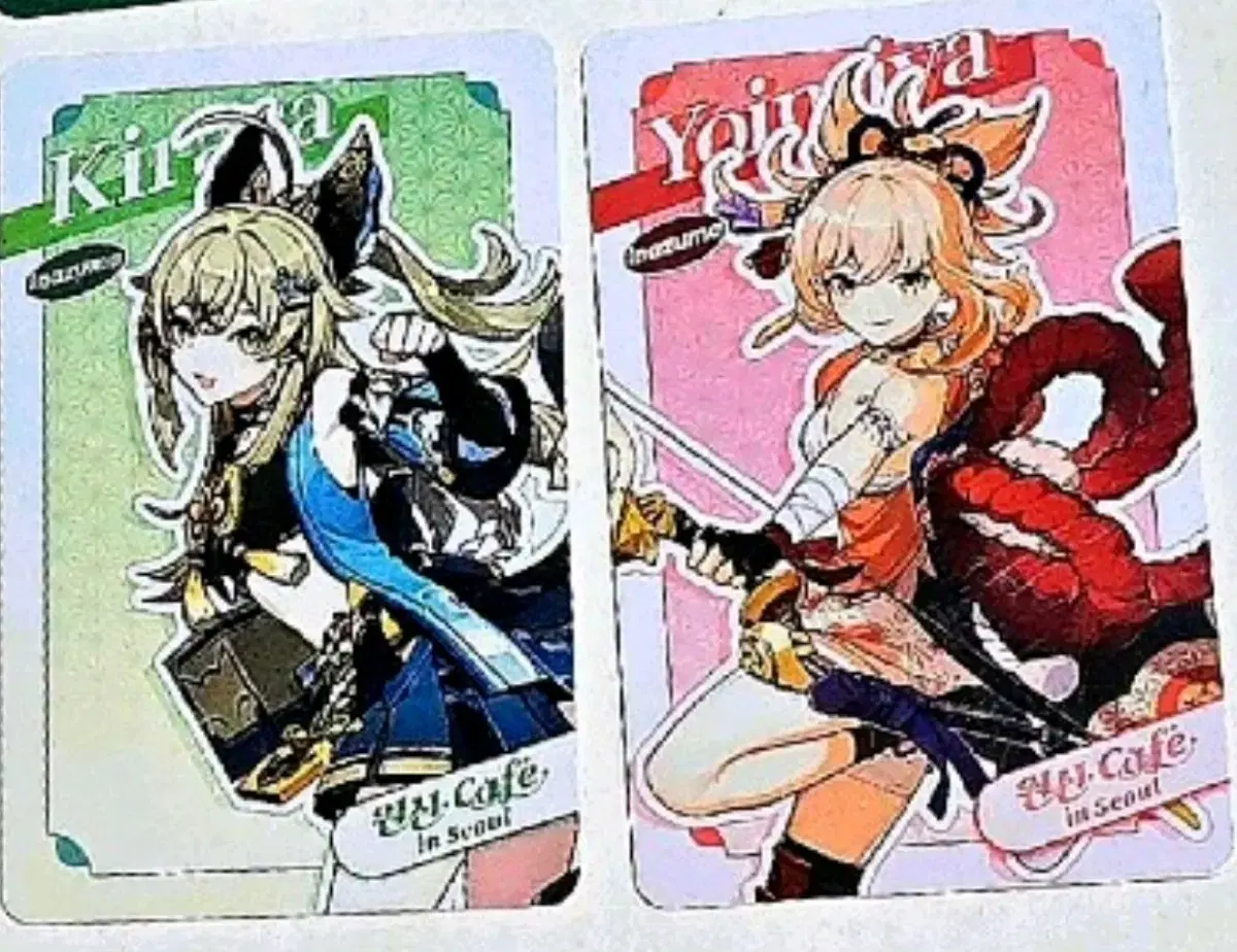 photocard Genshin Impact Cafe