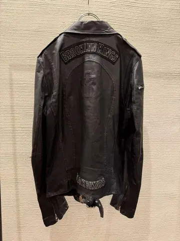 2000년대 아카이브 L.G.B. 가죽 라이더 재킷