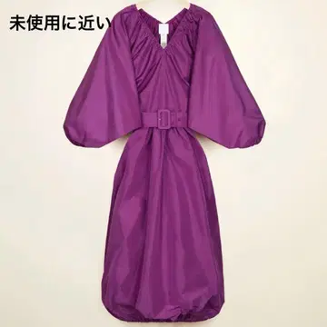 PATOU 벌룬 원피스 보라색 36