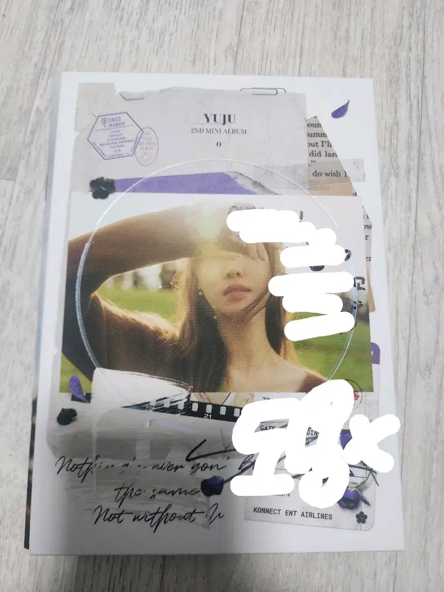 (비매) 여자친구 유주 싸인앨범 풀구성 멘트있음