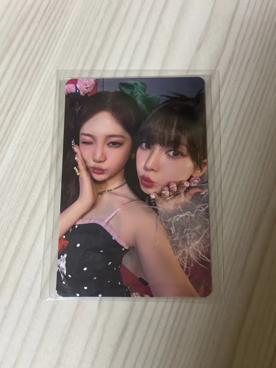 에스파 닝닝 카리나 일본 콘서트 포카