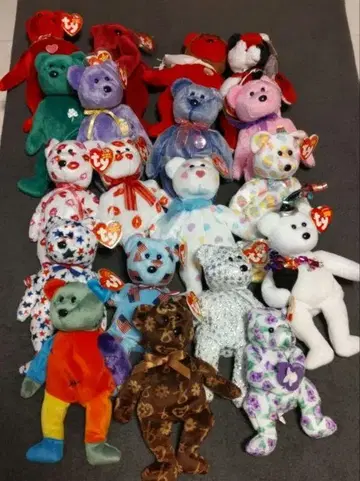 ty beanie babies 봉제 인형 곰 묶음 판매