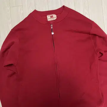 90s RUSSELL ATHLETIC 풀 집업 맨투맨 가디건