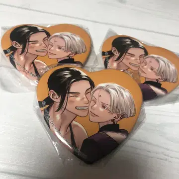 유노이치카 선생님 새벽의 노래 치루치루 BL 어워드 하트 캔뱃지 미개봉