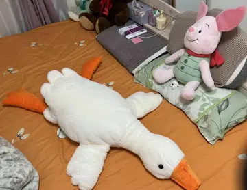빅 화이트 오리 봉제 인형
