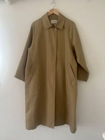 Johnbull 젬블 트윌 발마캉 코트 카키