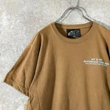 RIP SLYME 티셔츠 베이지 MASTERPIECE TOUR2004