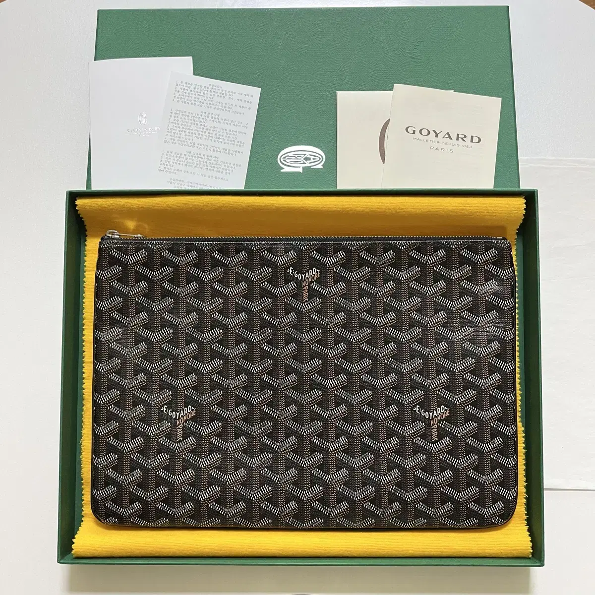 Goyard Sena Clutch MM Black
