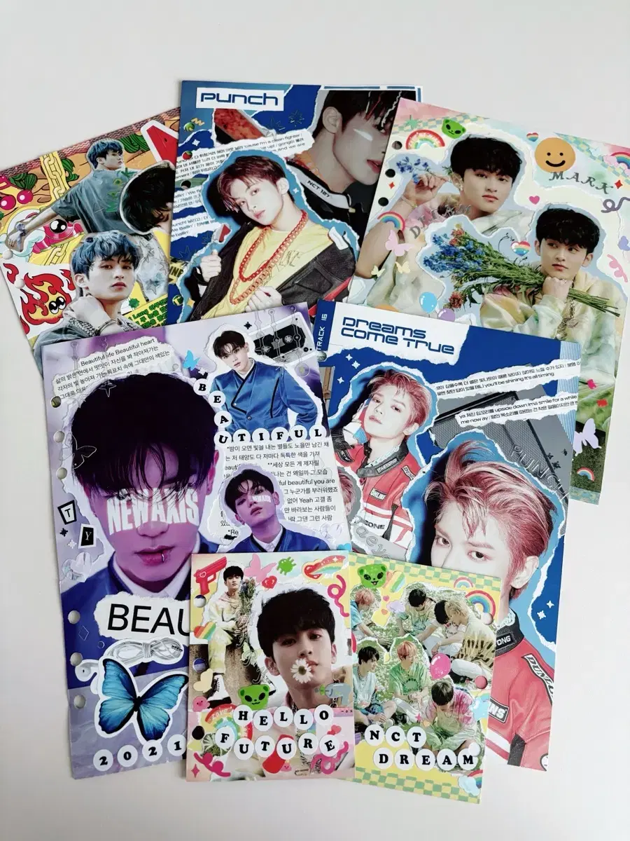 Nct Binder Cover Album Scrap WTS 6-ring binder 3-ring binder