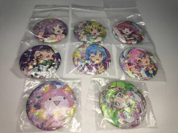 프리파라 반짝이는 캔뱃지 SEGA 한정판 8종 마나카라라, 파루루 외