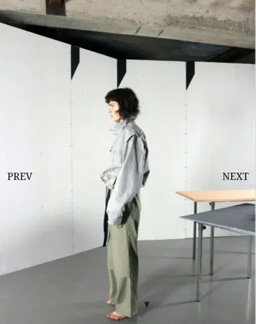 GR10k 22ss 리프스톱 재킷 진주 회색