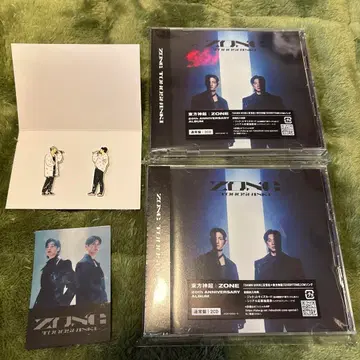 동방신기 20주년 기념 앨범 ZONE 일반 버전 니코이치 핀즈 세트