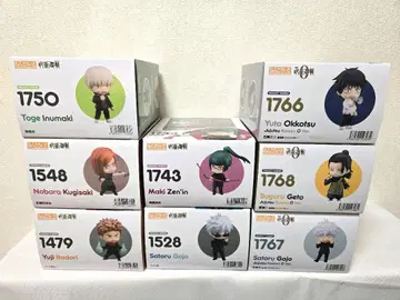주술회전 넨도로이드 8개 세트 극장 한정판 혜택 포함 피규어