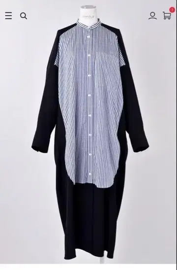 이번 시즌 완판템 SHIRT DOCKING DRESS 엔폴드 36