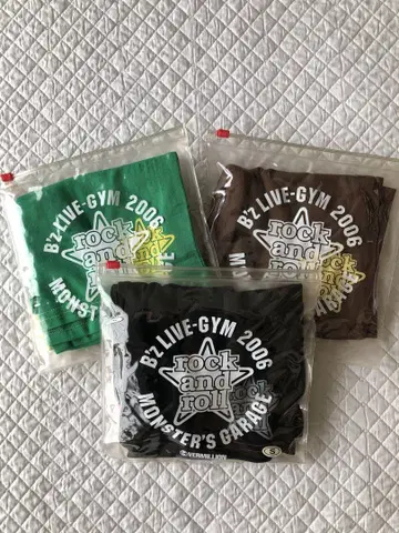 B'z LIVE 굿즈 회장에서만 판매되는 한정품 숏팬츠 3개 세트