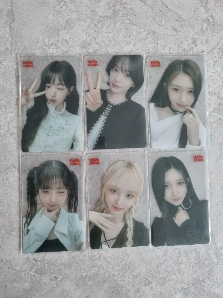 아이브 파파존스 포카 5,6,7차 팔아요
