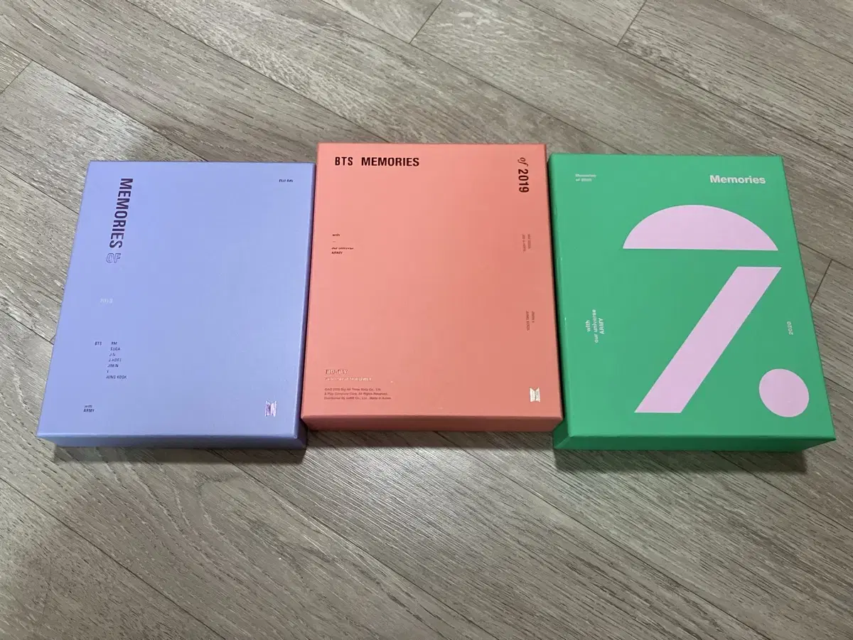 방탄 메모리즈 블루레이 일괄 18 19 20