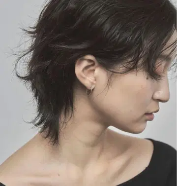 새상품급 jouete 후프 귀걸이 K10YG