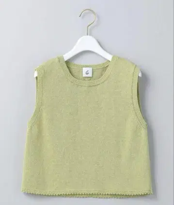 6(ROKU)PICOT NO SLEEVE KNIT PULLOVER 니트