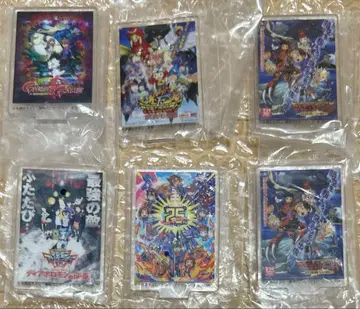 디지몬 TV 애니메이션 시리즈 포스터 아크릴 스탠드 6개