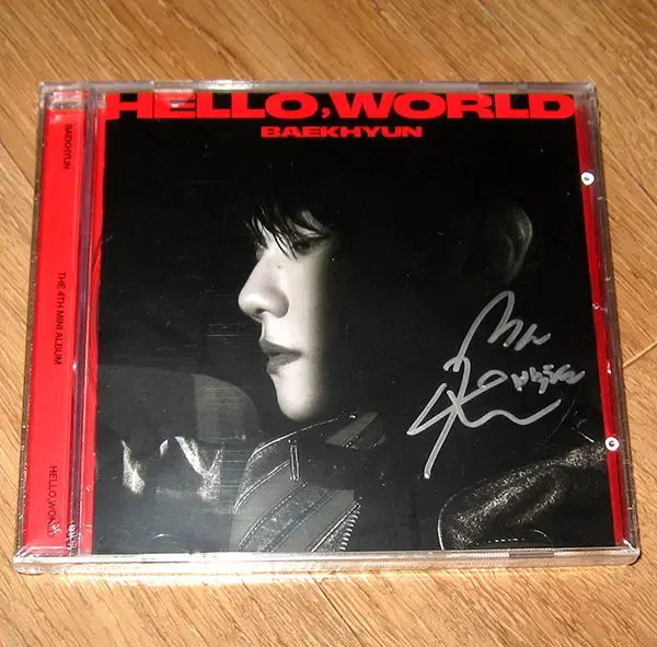 미개봉품 / 백현 친필싸인 쥬얼 미국반  : Hello, World