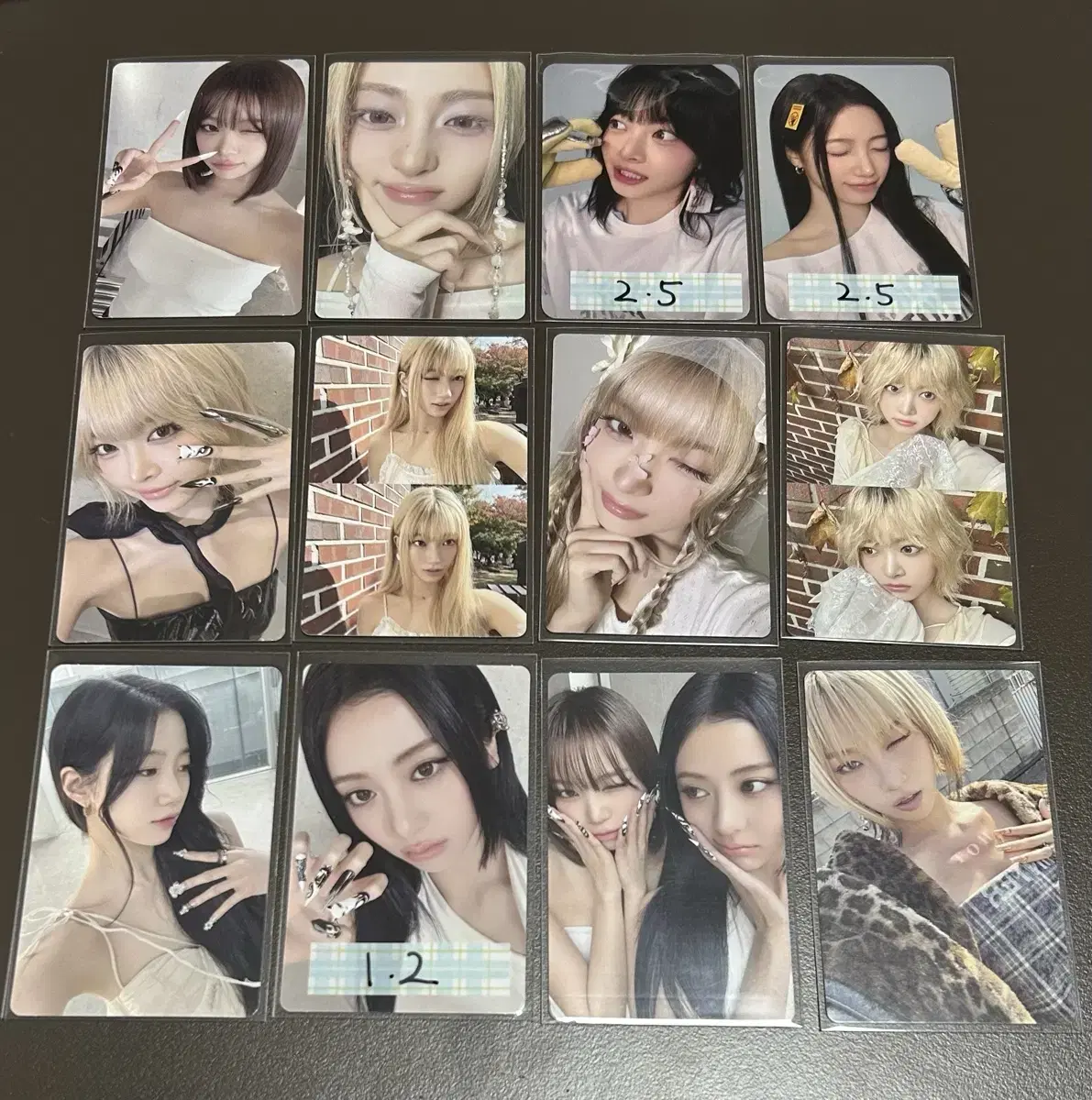 ive le sserafim jennie beemon kiki izna viviz mayden new jeans poca wts