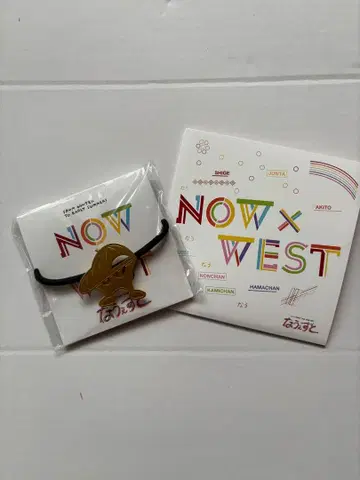 쟈니즈 WEST 나우에스토 타투 씰 헤어 밴드