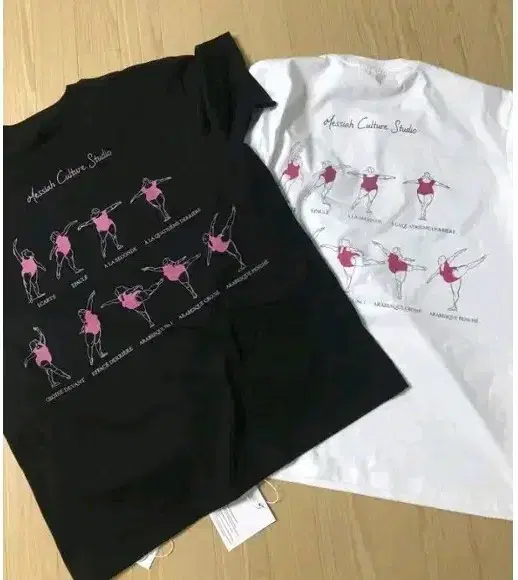 발레프린팅 티셔츠
